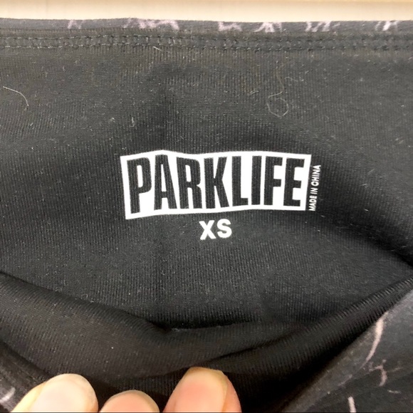 Parklife (Aritzia) Black and White Marble Leggings - Picture 5 of 6